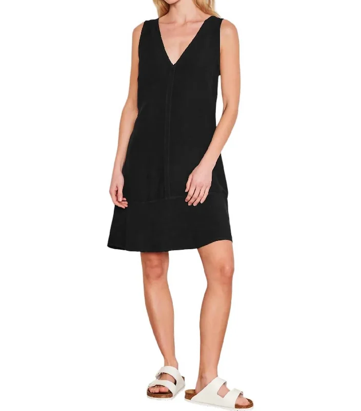 Best Bargains Short Shift Mini Dress In Black