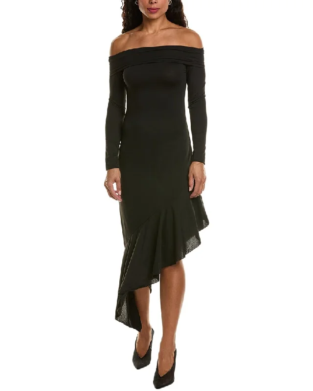 Massive Deals HL Affair Off-The-Shoulder Midi Dress