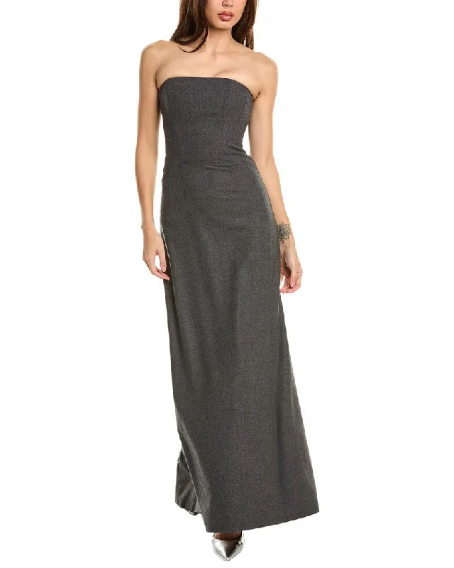 Limited Time Discount Alberta Ferretti Wool-Blend Gown