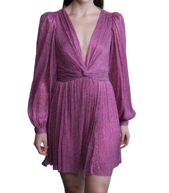Members Only Vega Dress In Mulberry