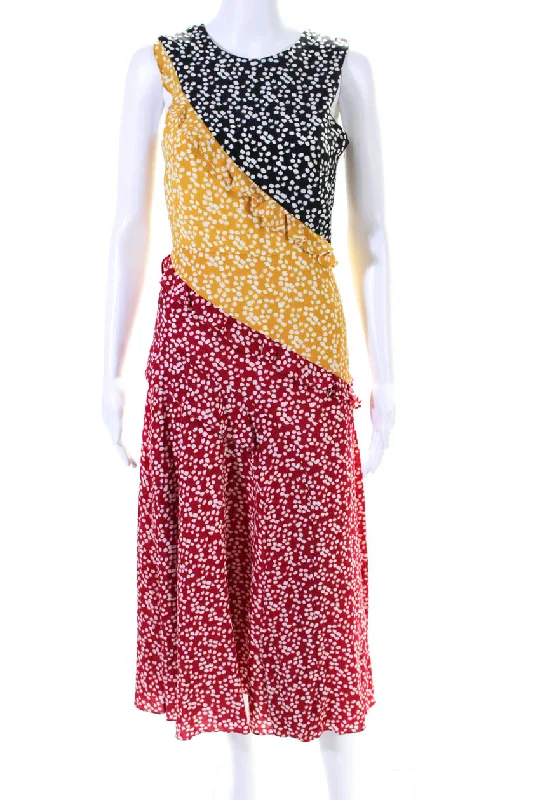 YEAR-End Clearance SALONI Womens Multi Agnes Dress Red