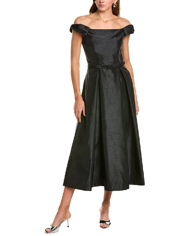 Mega Sale Nicholas Kaden Bow Off-Shoulder Midi Dress