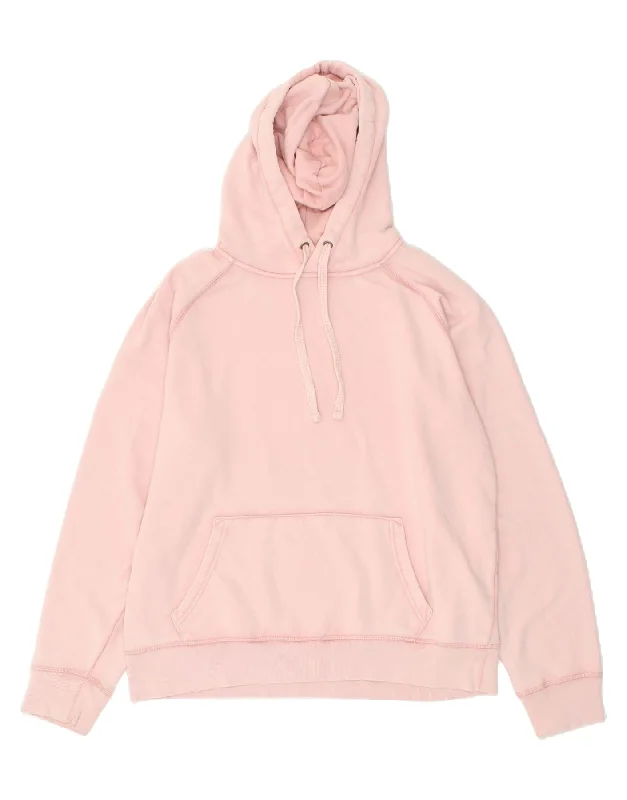 Buy More, Save More GAP Womens Hoodie Jumper UK 16 Large Pink Cotton
