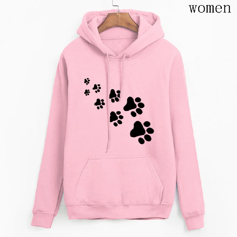 Limited Availability Kawaii Cat Paws Print Women Hoodie