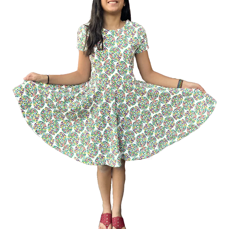 Inventory Reduction Coded Pi Kids Twirl Dress [FINAL SALE]