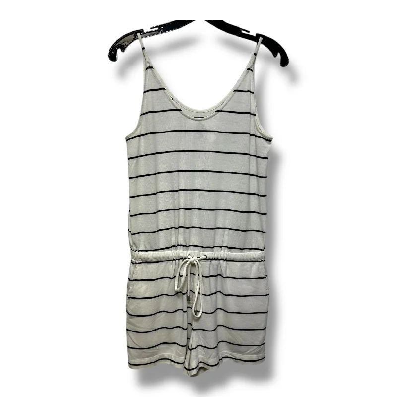 One-DAY Sale Romper By Lou And Grey In Striped Pattern, Size: S