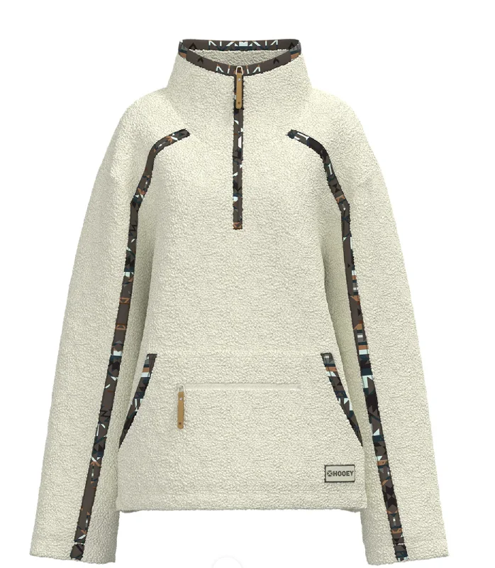 Special Price Hooey White Fleece Pullover Womens HFP022WH