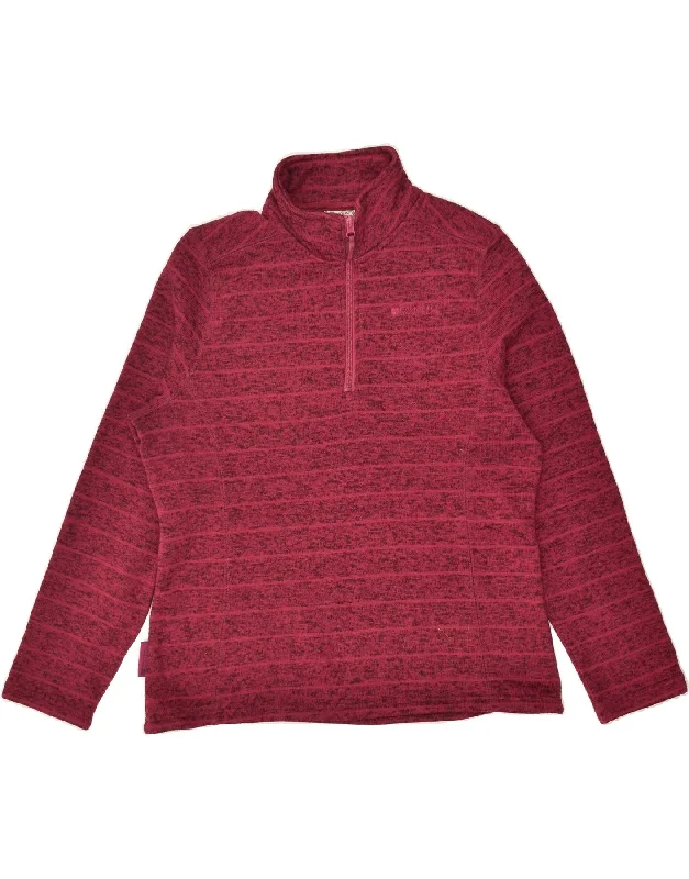 Buy Now MOUNTAIN WAREHOUSE Womens Zip Neck Jumper Sweater UK 16 Large Pink