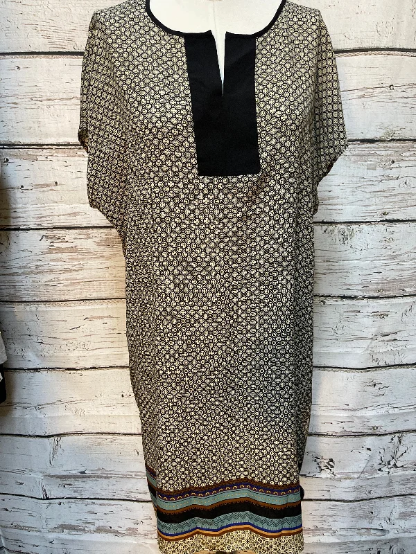 Factory Direct Sale Dress Work By Chelsea And Theodore In Black & Cream, Size: L