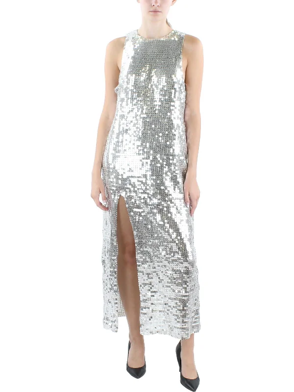 Early Bird Discount Womens Sequined Long Evening Dress
