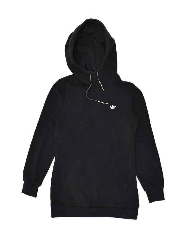 Must-Have Deals ADIDAS Womens Hoodie Jumper EU 36 Small Black Cotton