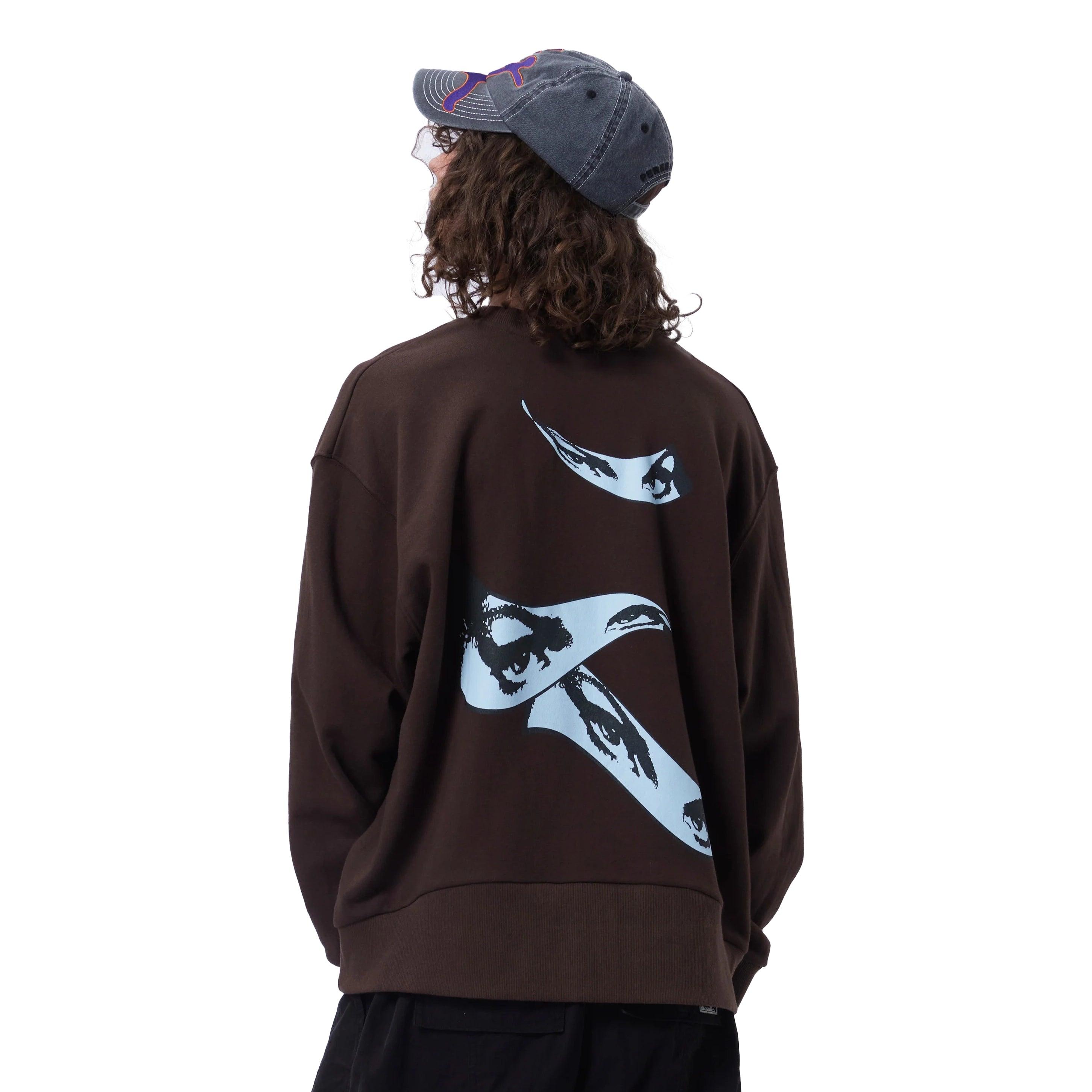 Price Drop PAM / Perks and Mini - Floating Eyes Crew Neck Sweat - Dirt