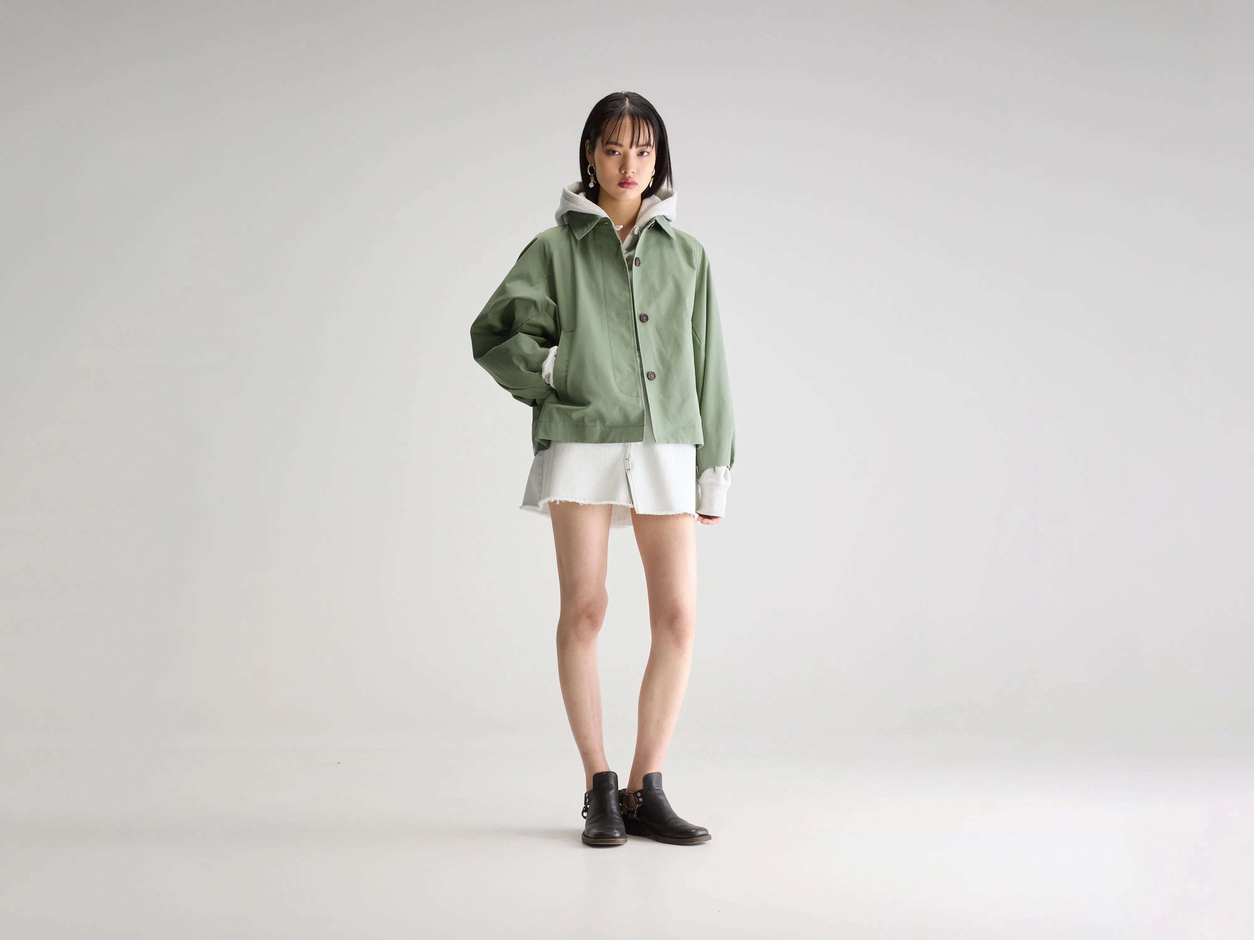 Buy More, Save More Jodie trench jacket (251 / W / EUCALYPTUS)