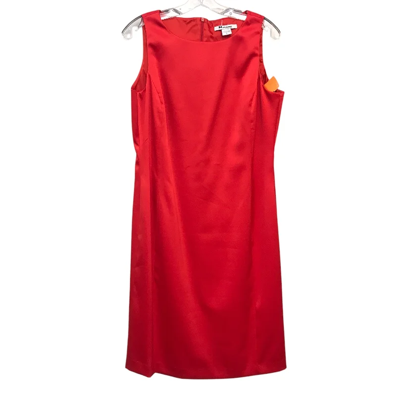 Epic Deals Dress Casual Midi By Nygard Collection In Red, Size:M