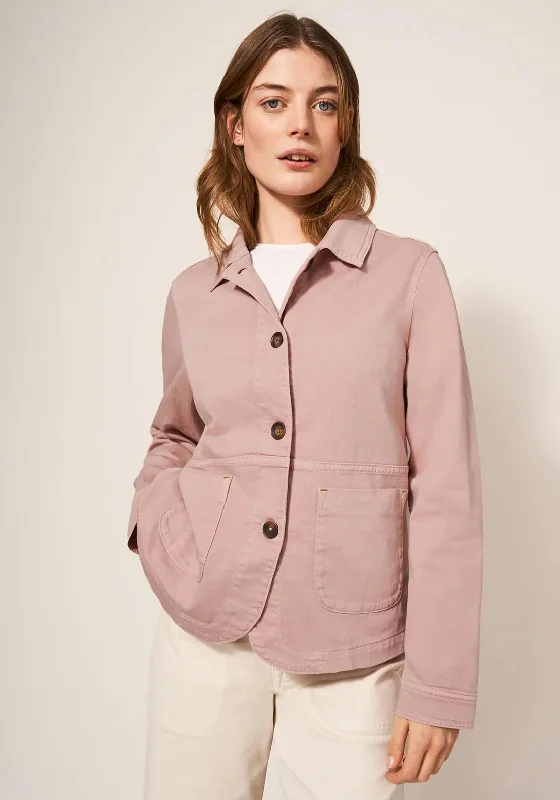 Special Savings White Stuff Carrie Relaxed Denim Jacket, Pink