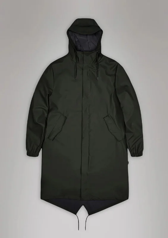 Savings Alert Fishtail Parka in Green