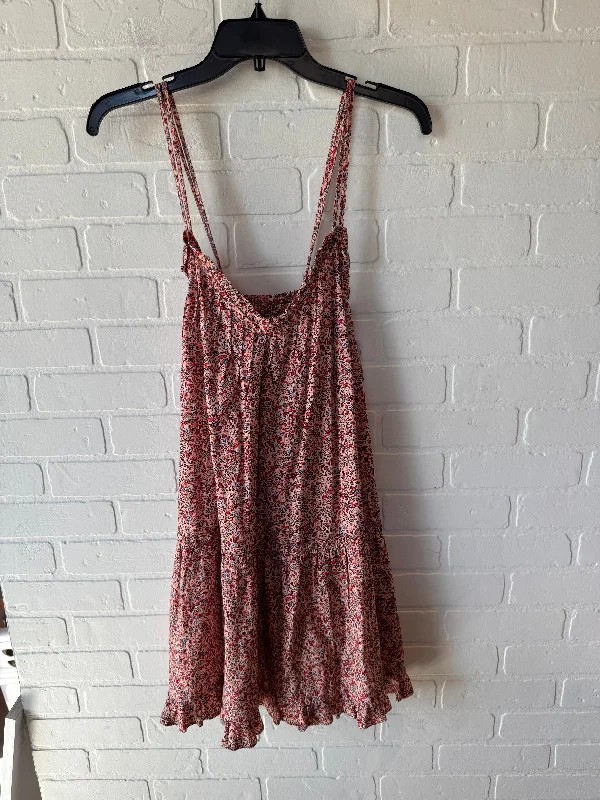 Final Clearance Dress Casual Short By Universal Thread In Orange & Red, Size: S