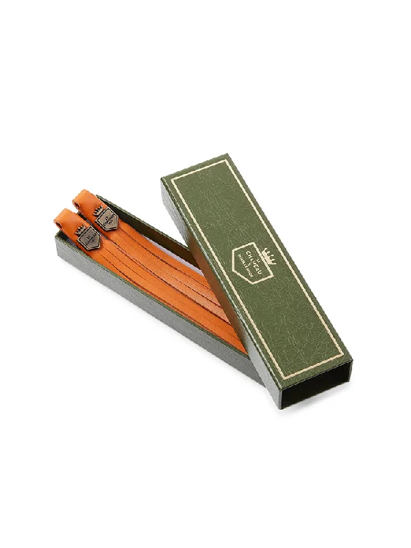 Early Access L'Alliance Leather Tassels - Orange Foncé