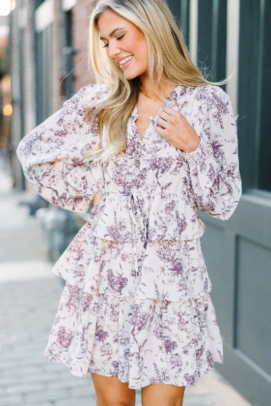 Price Fest Believe In Me Ivory White Floral Dress