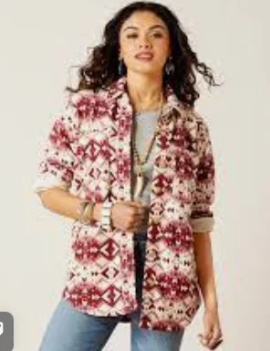 Seasonal Sale Ariat Shacket Women's 10046274
