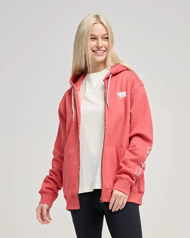 Take Advantage Alpha Zip Hoody - Rosewood