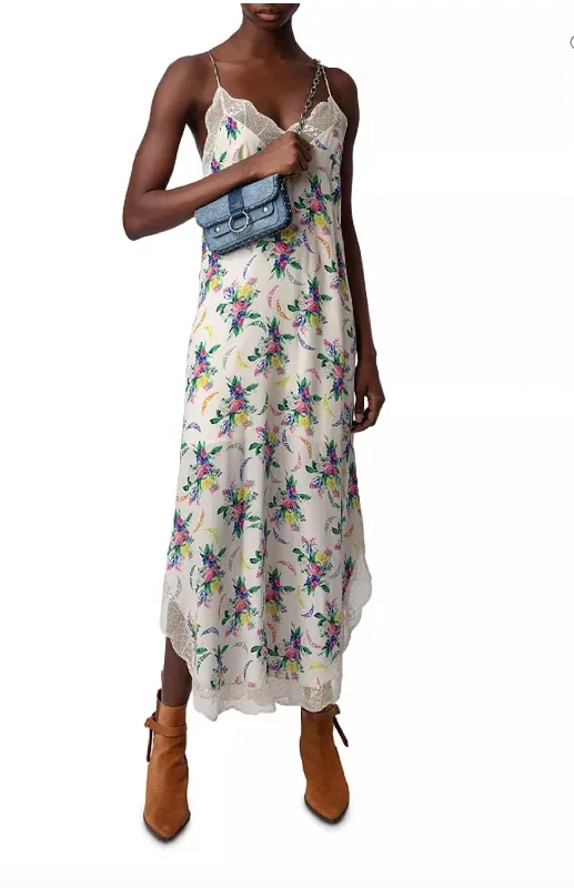 Markdown Madness Ristyl Dress In White Multi