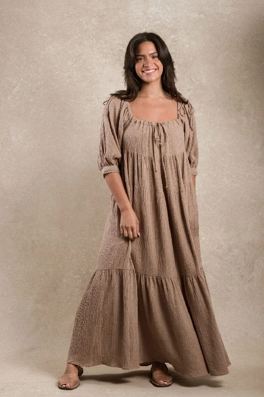 Final Markdown Harmony Dress - Brown