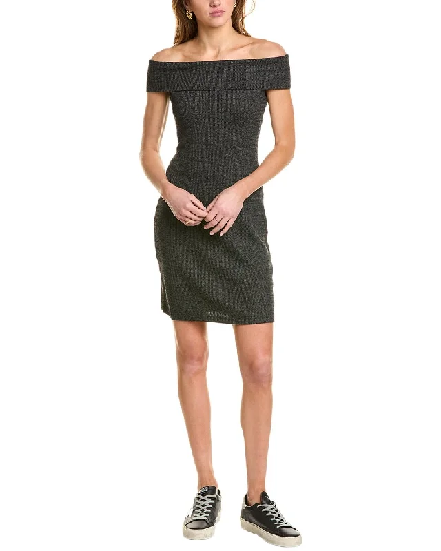 Get It Before It’s Gone Sol Angeles Thermal Off-Shoulder Mini Dress