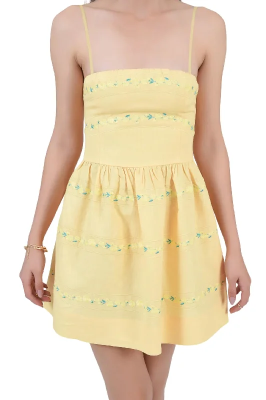 Price Break Nala Dress In Golden Haze
