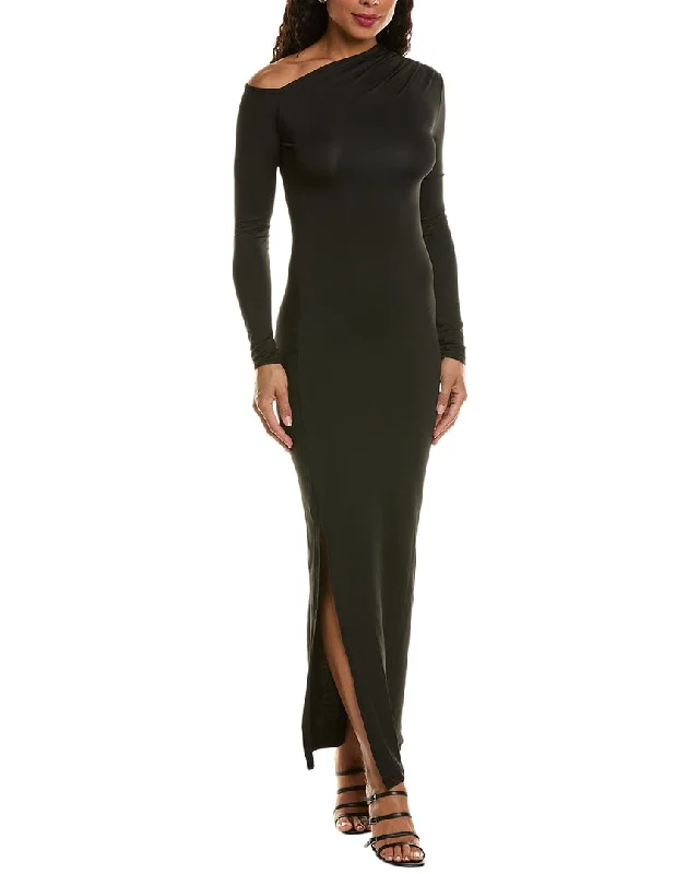 Act Now HL Affair Asymmetrical Maxi Dress