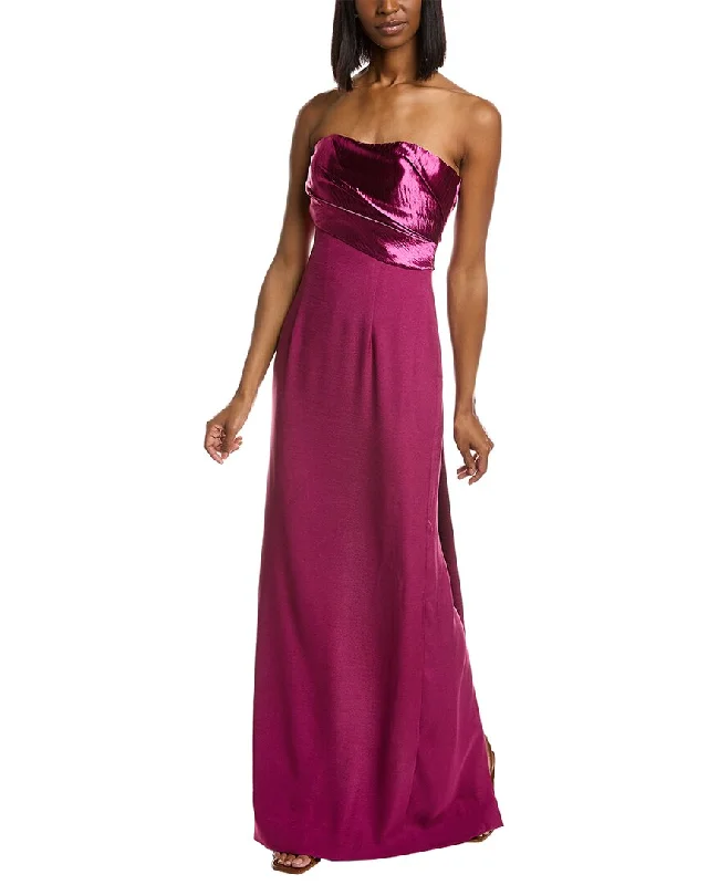 Exclusive Savings Rene Ruiz Strapless Crepe Gown