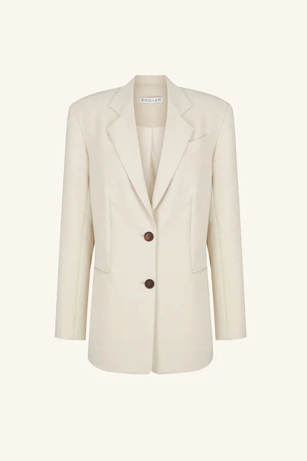 YEAR-End Clearance Irena Double Pocket Blazer - Bone