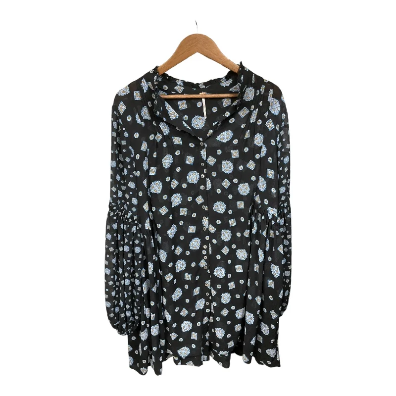 Price Slash Dress Casual Short By Anthropologie In Black, Size: L