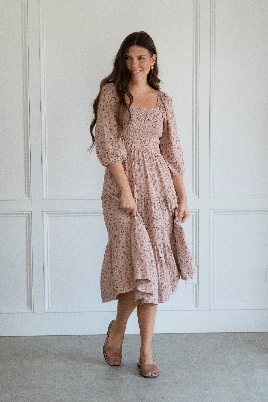 Act Fast Vermont Dress - Rose