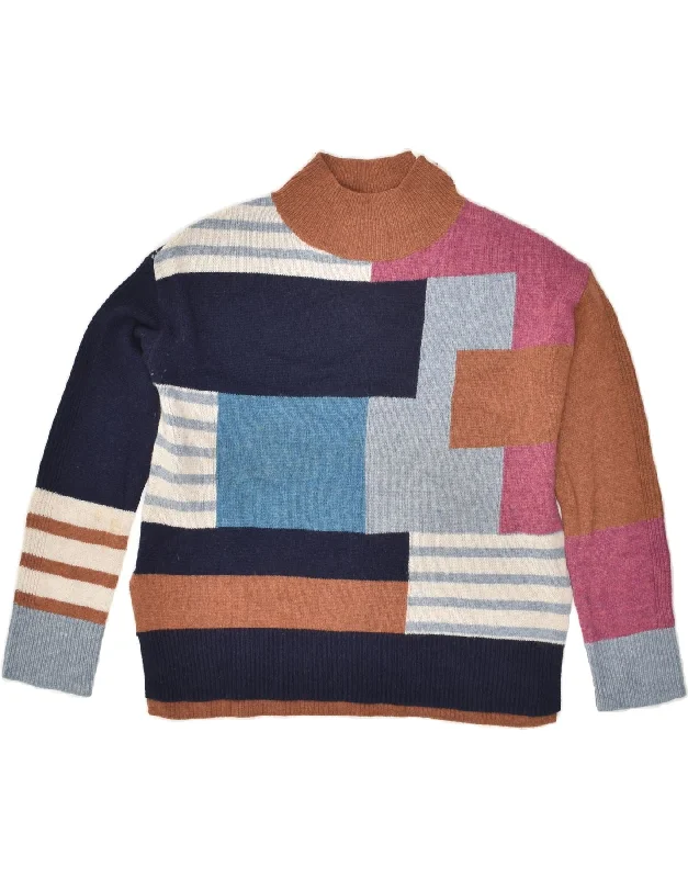 Markdowns WHITE STUFF Womens Turtle Neck Jumper Sweater UK  8 Small Multicoloured