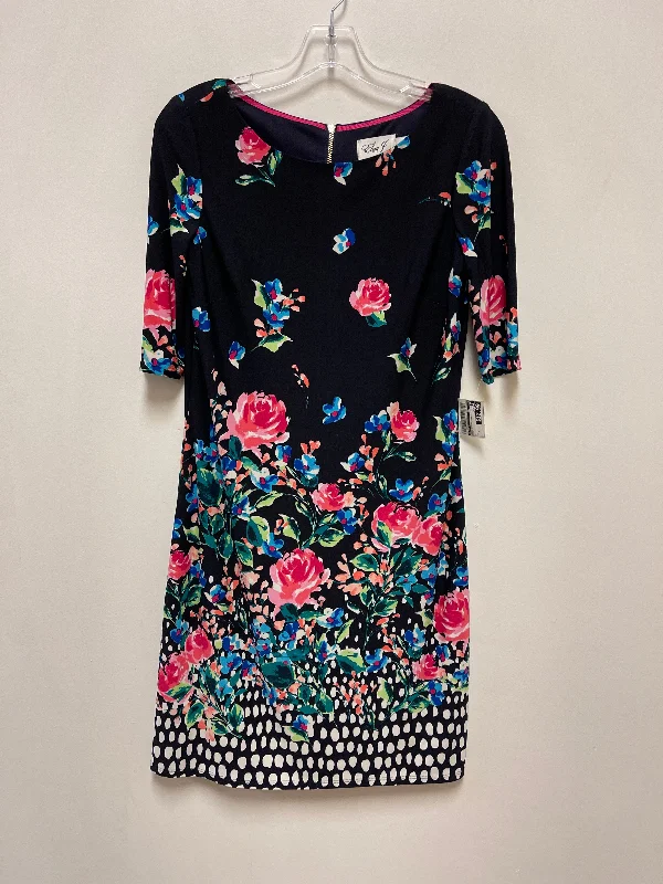 Can't Miss Dress Casual Short By Eliza J In Navy, Size: S
