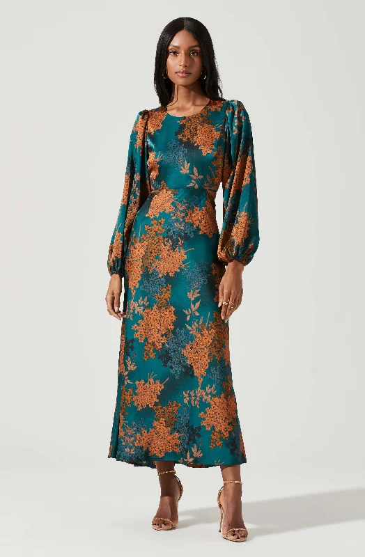 Reduced Prices Quinn Floral Cutout Maxi Dress