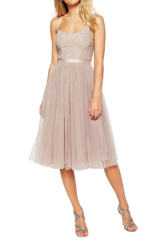 Year-End Clearance Copellia Ballet Dress In Dusty Pink