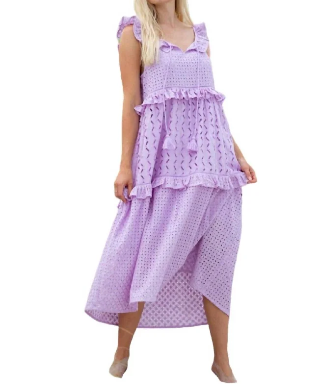 Best Deals Dominique Dress In Lavender