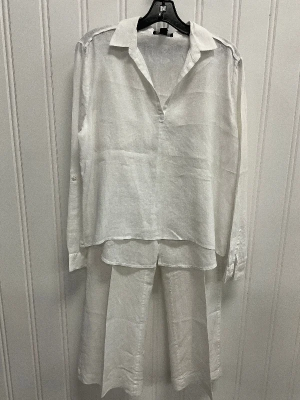 Amazing Deals Pants Set 2pc By Saks Fifth Avenue In White, Size: M