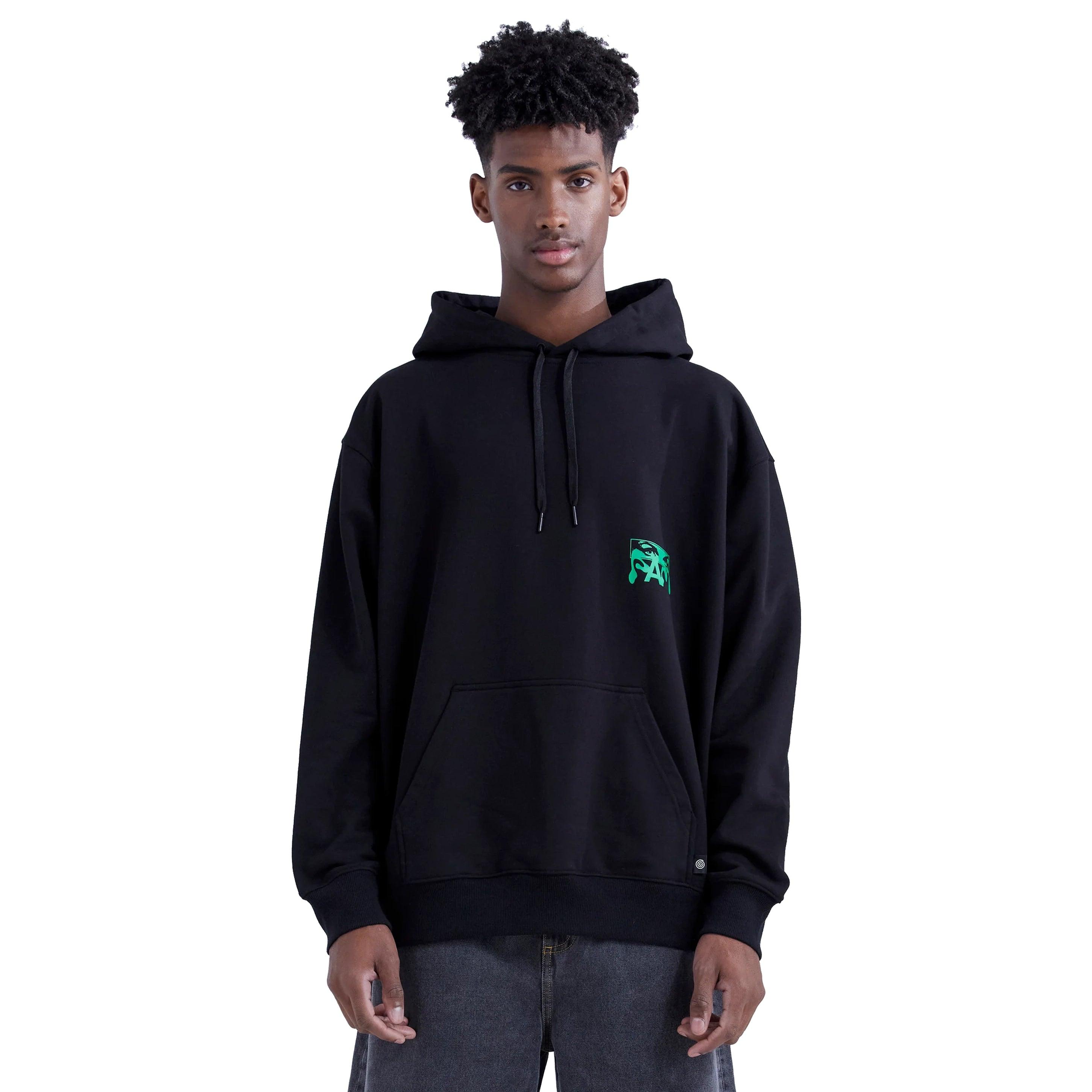 Special Buy PAM / Perks and Mini MS-DOS Logo Hooded sweat - Black