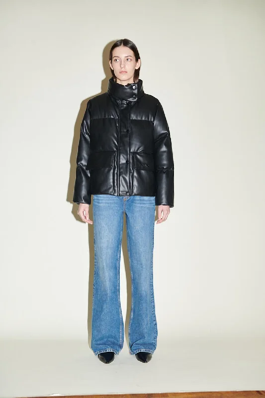 Holiday Sale Pipper Black Puffer Jacket