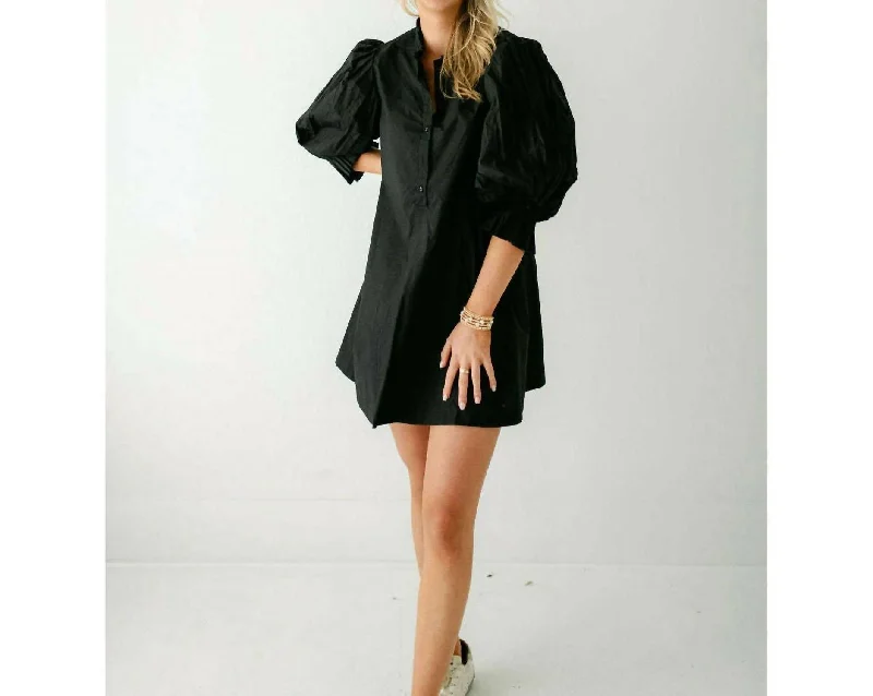 Buy More, Save More Park Mini Dress In Black