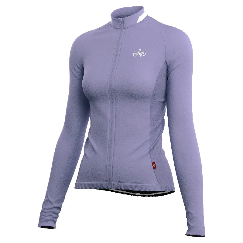 Major Savings Wildflower Light Purple Women's Long Sleeved Jersey