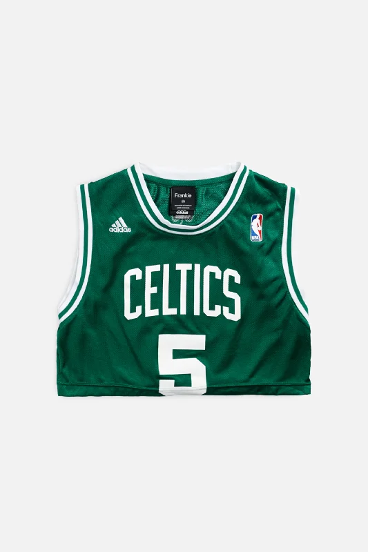 Extra Savings Rework Boston Celtics NBA Crop Jersey - XS