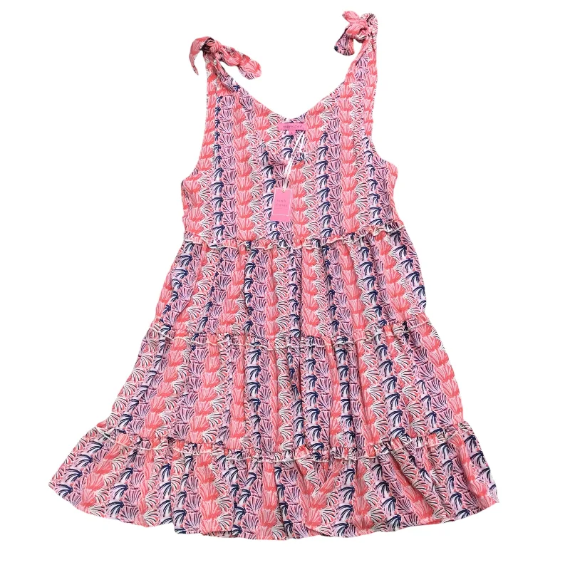 Today’s Special Dress Casual Midi By Simply Southern In Blue & Pink, Size: L