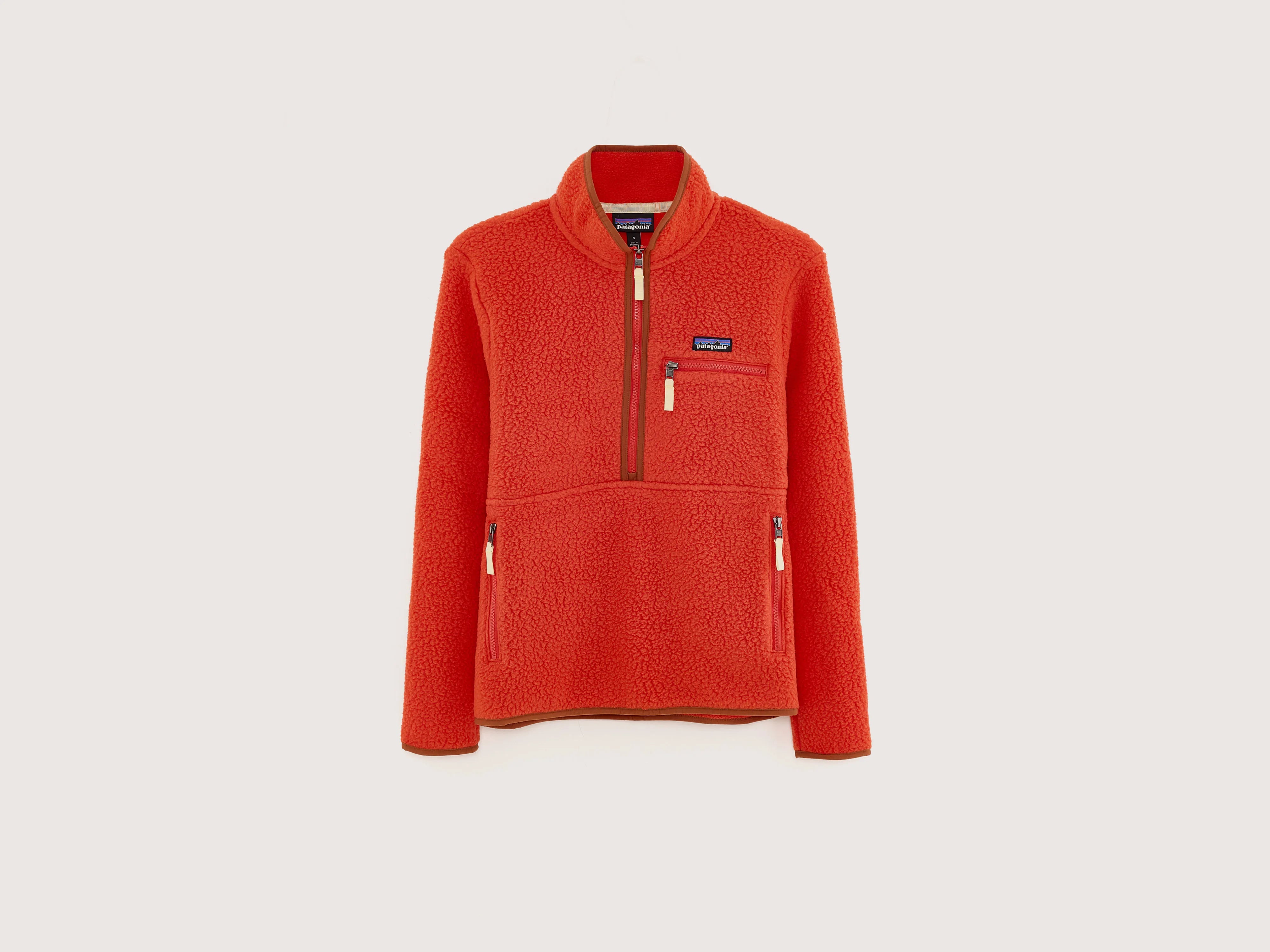 Members Only Women'S Retro Pile Fleece Marsupial Pullover (242 / W / RED)
