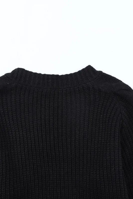 Buy More, Save More Elegant Long Cable Knit Cardigan