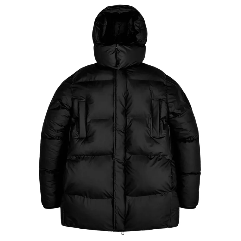 Huge Discounts Boxy Puffer Parka - Black