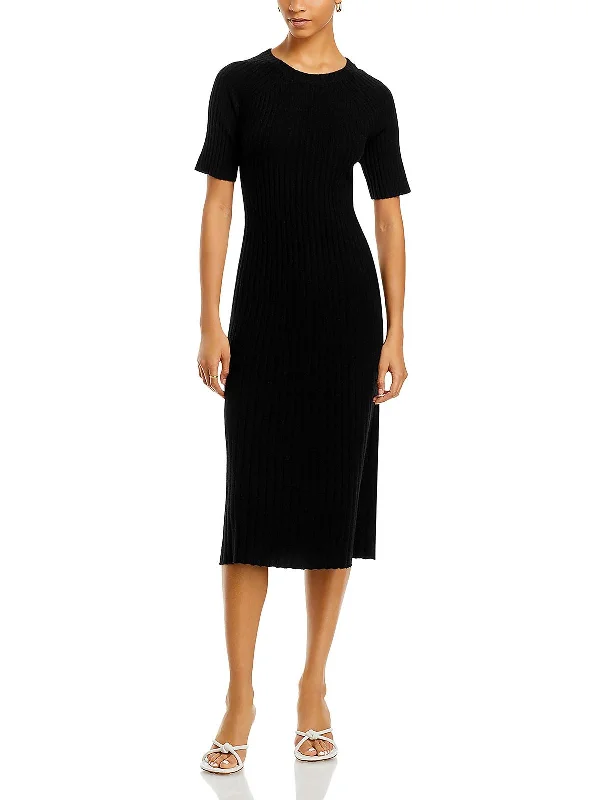 Great Bargains Womens Cashmere Ribbed Sweaterdress